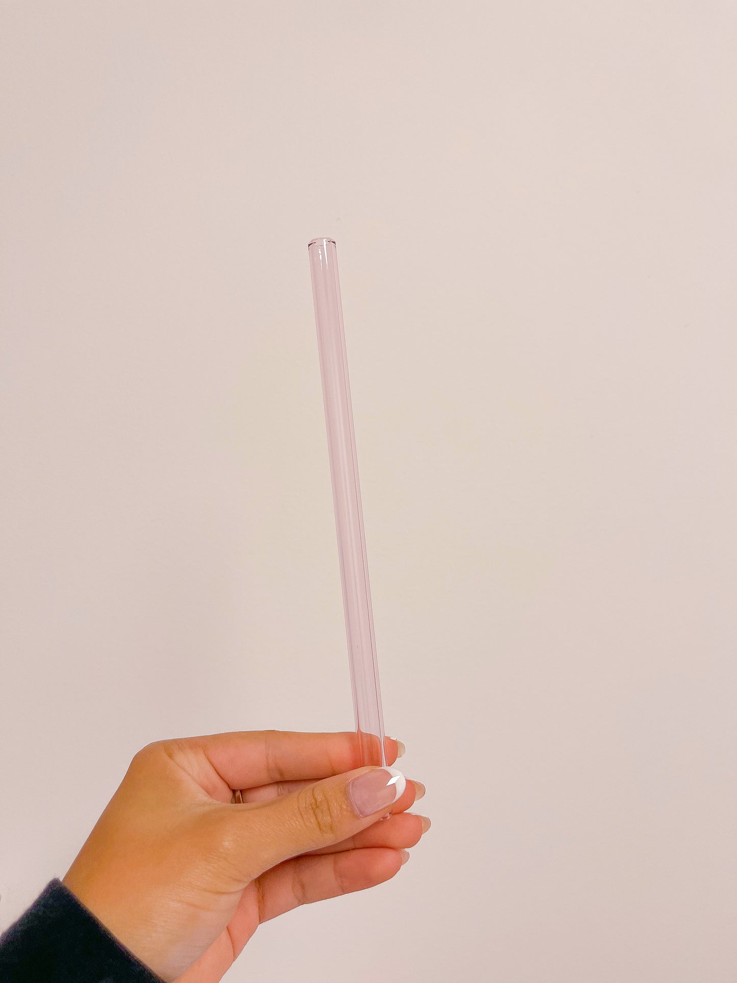 Pink Glass Straw