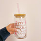 Pink Glass Straw