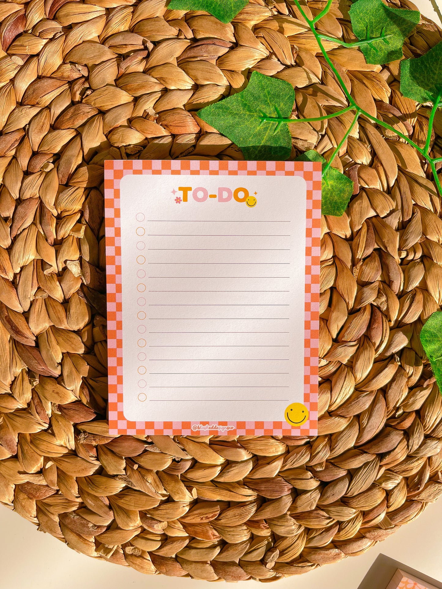 Checker To-Do List Notepad