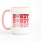 Howdy Disco Ceramic 15oz Mug