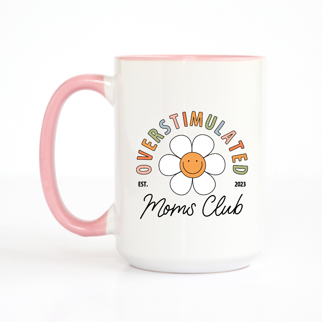 Overstimulated Moms Ceramic 15oz Mug