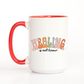 Healing is Not Linear Ceramic 15oz Mug