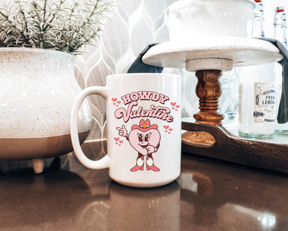 Howdy Valentine Ceramic 15oz Mug